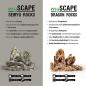 Preview: Mini-Landschaft - Seiryu Stone - MyScape Seiryu Rocks 5 Kg