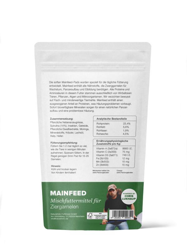 Preview: NatureHolic - Mainfeed Garnelenfutter - 30 g