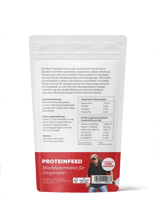 Preview: NatureHolic - Proteinfeed Garnelenfutter - 30 g