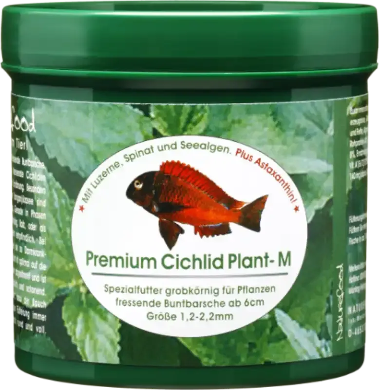 Naturefood Premium Cichlid Plant M - für herbivore Buntbarsche