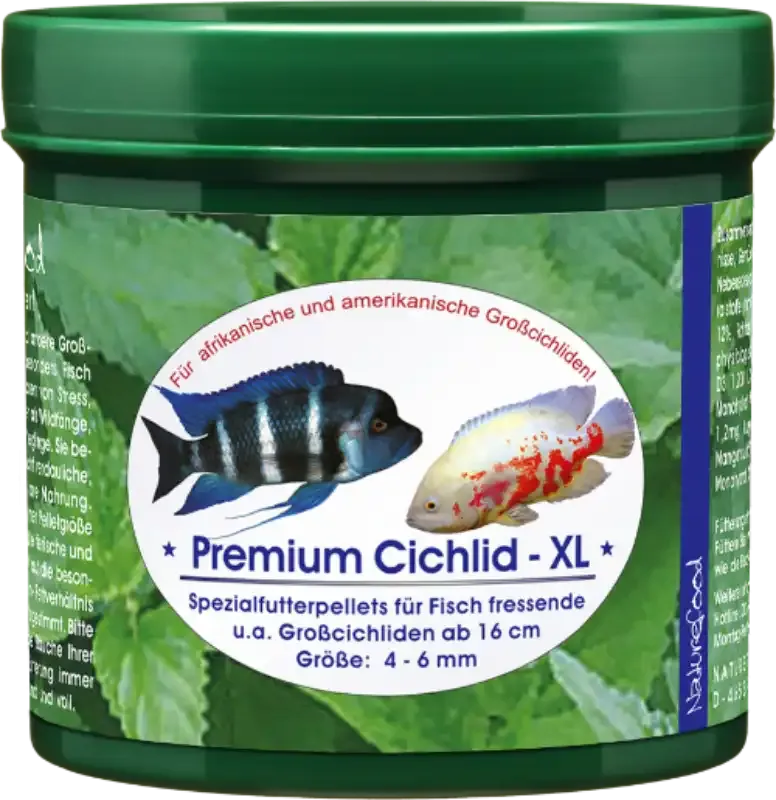Aquariumfutter für größere Buntbarsche von Naturefood