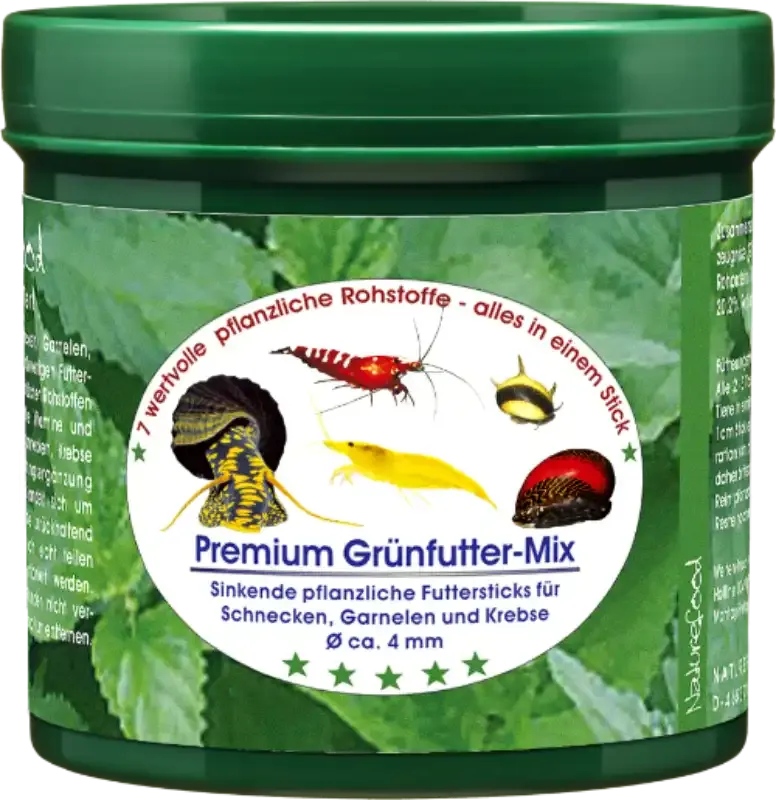 Futter für Garnelen und Schnecken von Naturefood