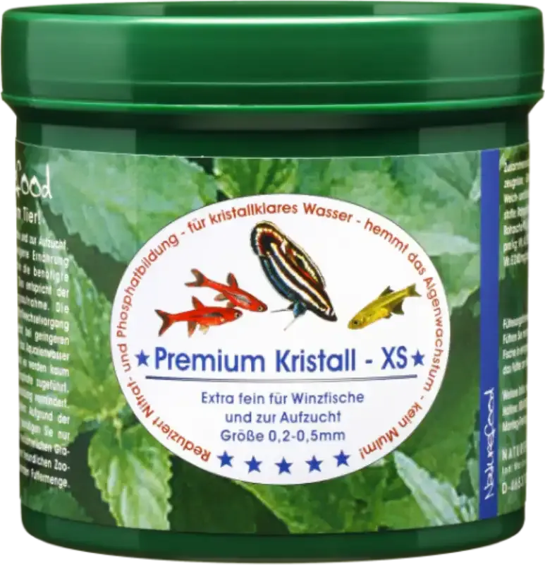 Naturefood PREMIUM Kristall XS– für Fische bis 3 cm