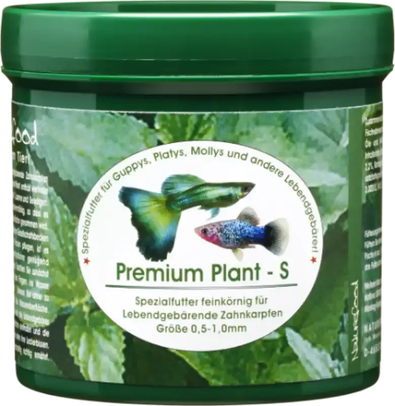 Premium Plant S von Naturefood für Guppys, Platys und Mollys