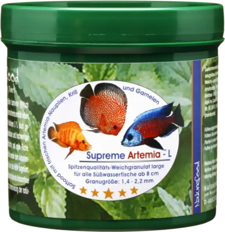 Fischfutter mit Artemia als Weichgranulat von Naturefood