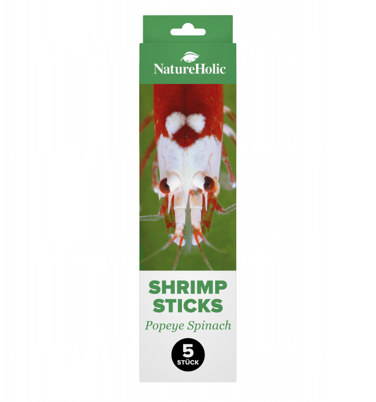 NatureHolic - Garnelenlutscher „Popeye - Spinat“ - 5 Lollies