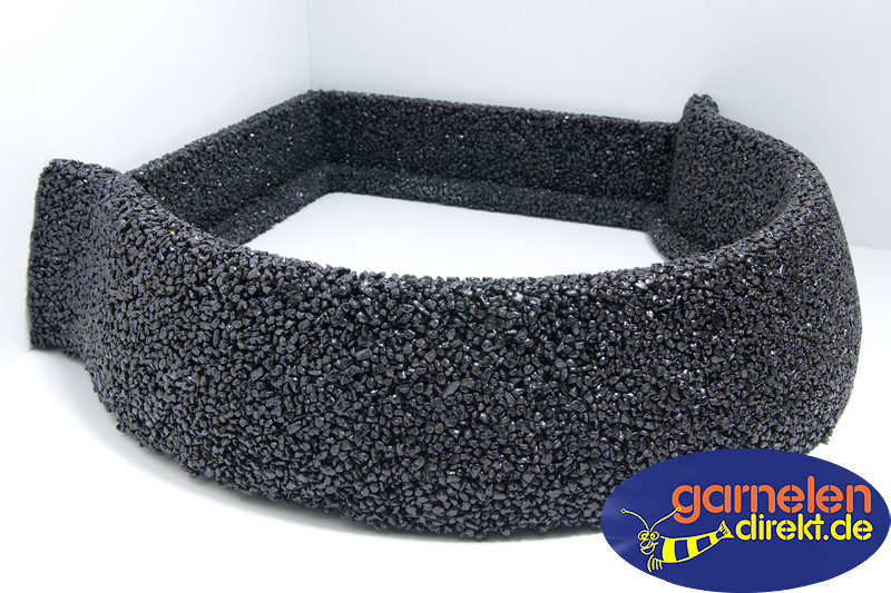 Große Ecke von 3D Fischwelten in schwarz