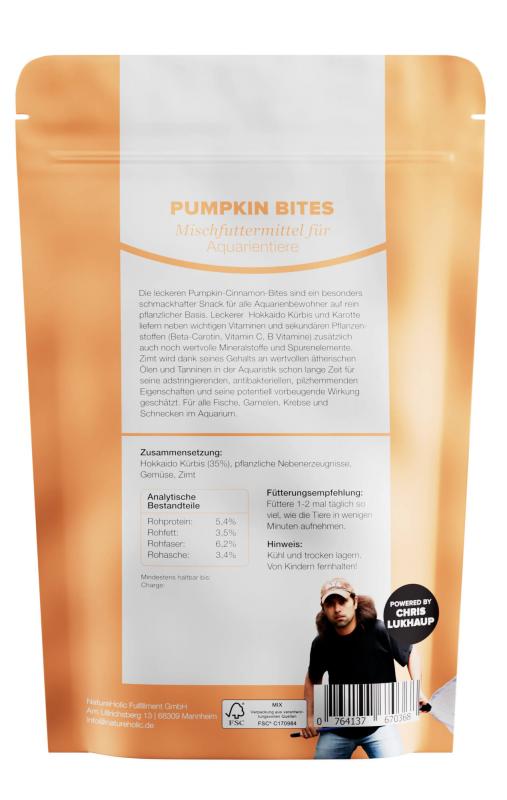 Preview: NatureHolic - Pumpkin Cinnamon Bites - 30 g