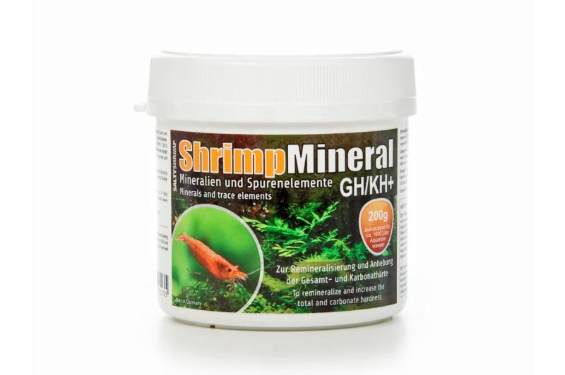 Preview: Mittlere Dose SaltyShrimp - Shrimp Mineral GH/KH+ – Aufhärtesalz für Garnelen mit neutralem pH-Wert 200g