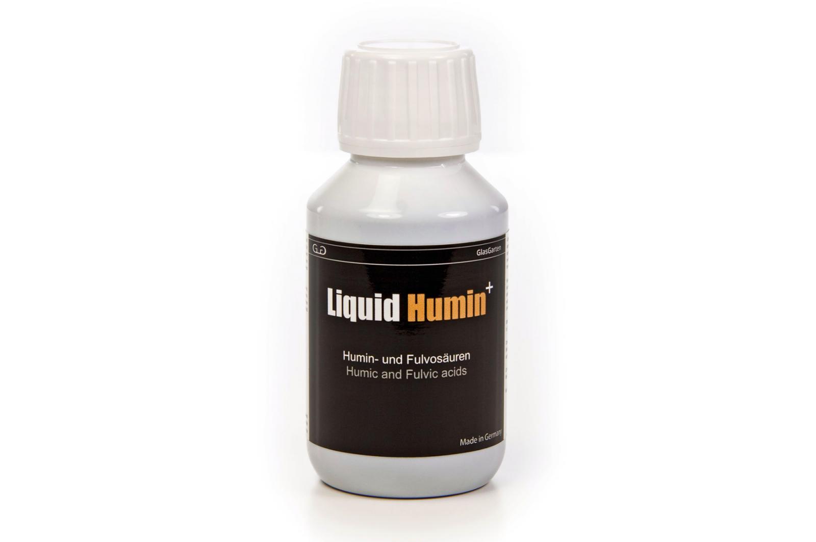 GlasGarten Liquid Humin 100 ml – Natürliches Schwarzwasser für gesunde Garnelen, Fische und Wirbellose