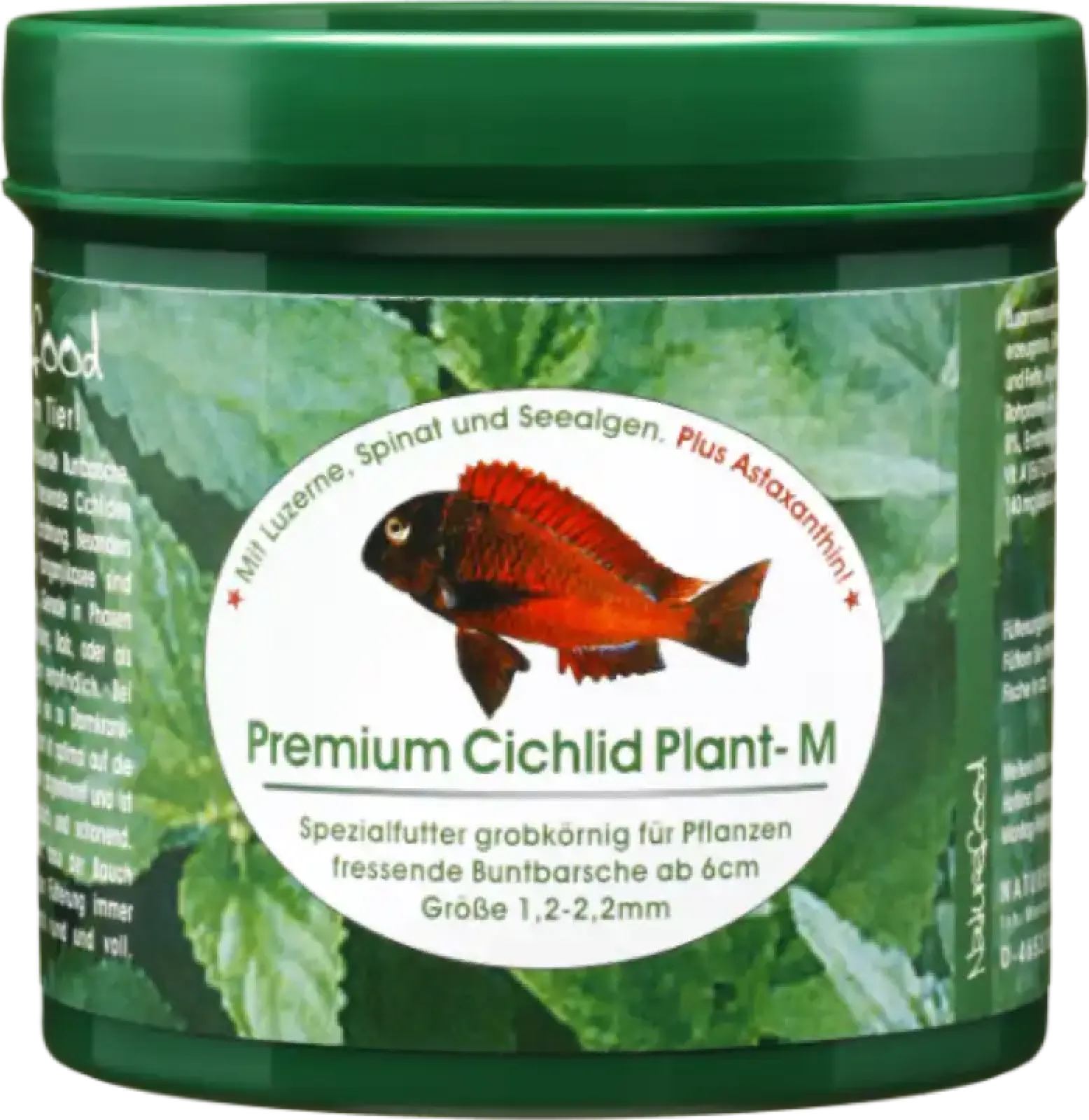 Naturefood Premium Cichlid Plant M - für herbivore Buntbarsche