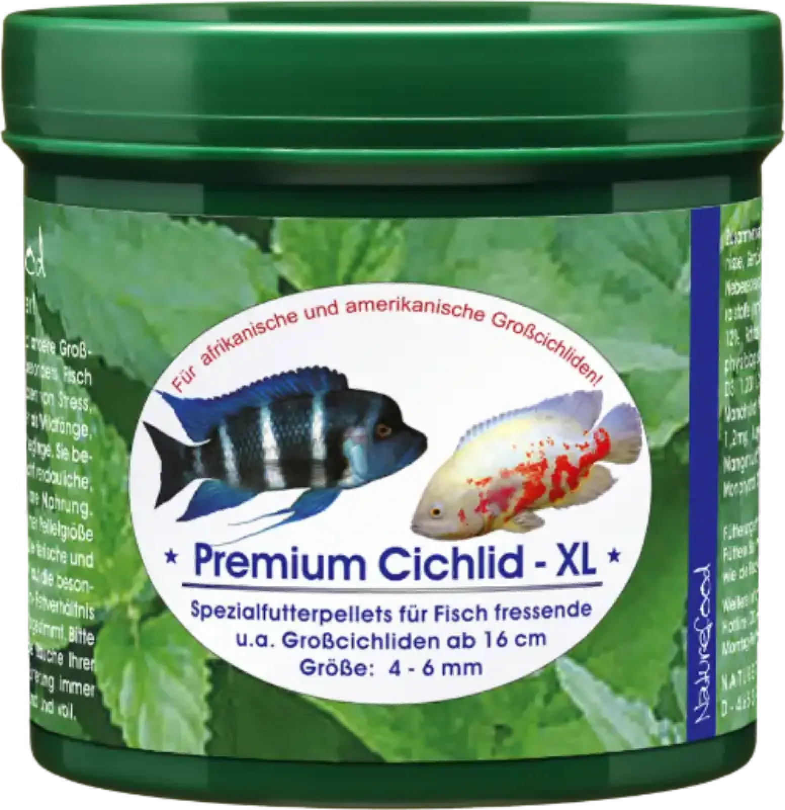 Aquariumfutter für größere Buntbarsche von Naturefood