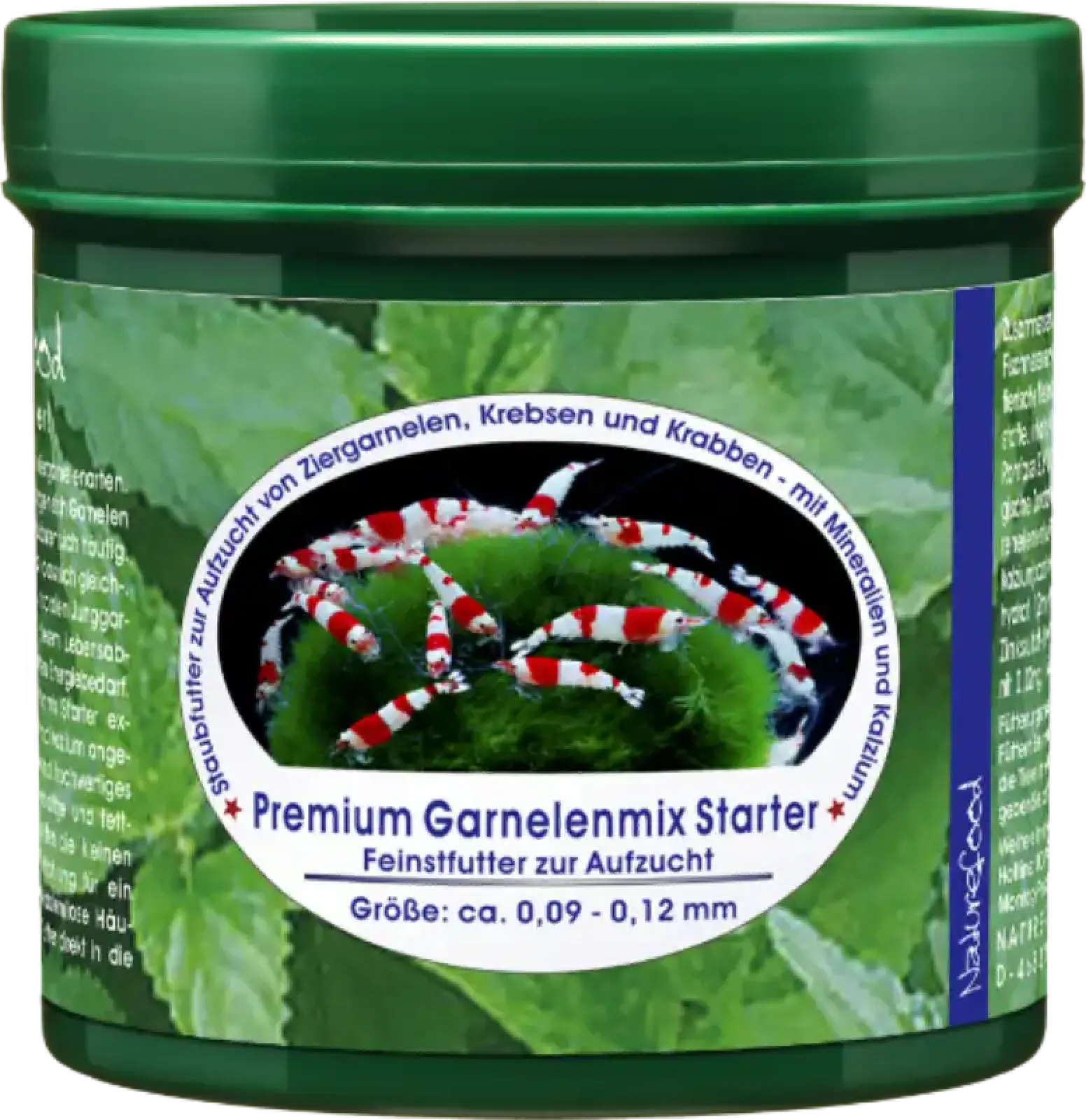 Garnelenfutter von Naturefood für Babygarnelen im Aquarium