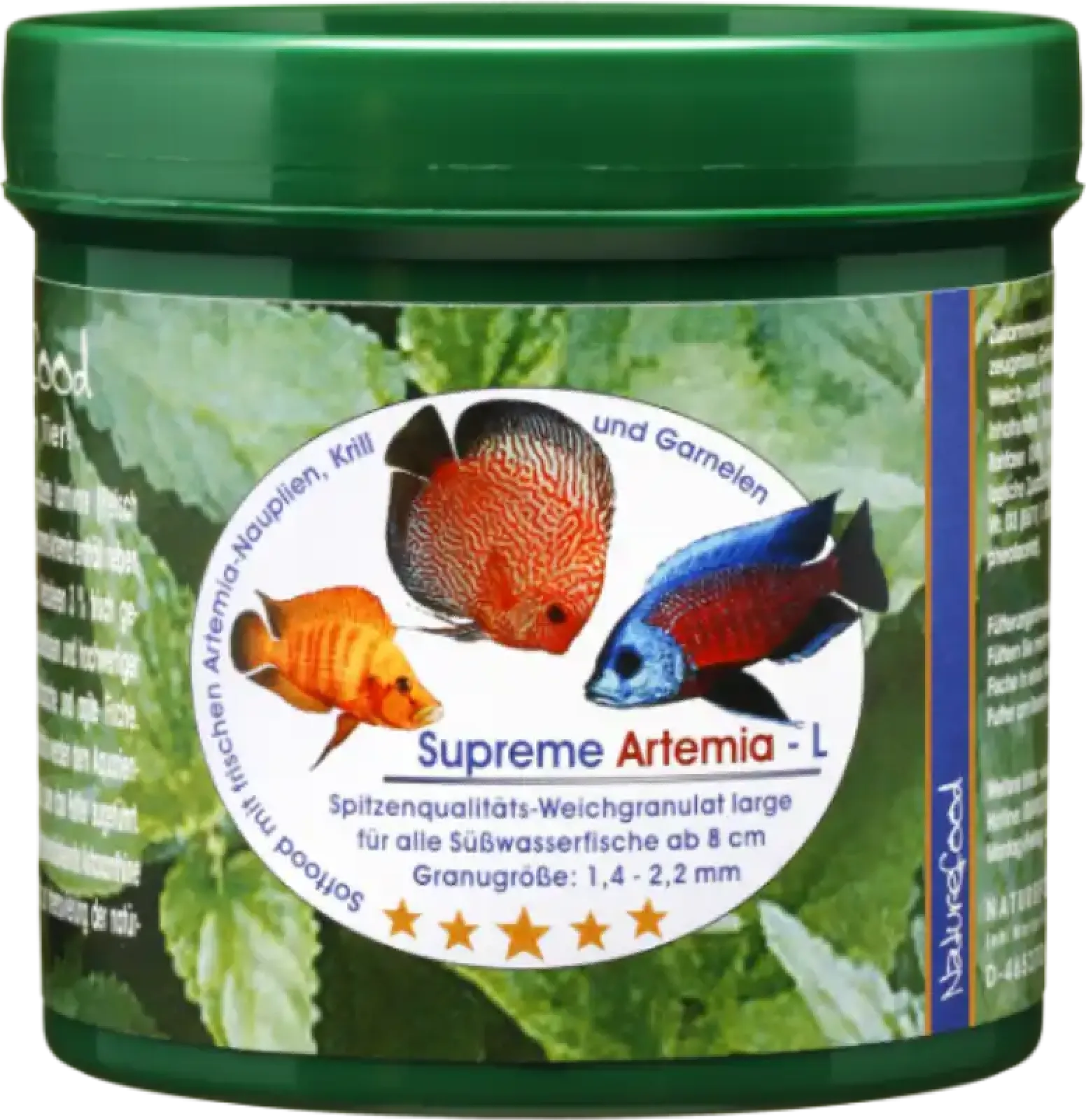 Fischfutter mit Artemia als Weichgranulat von Naturefood