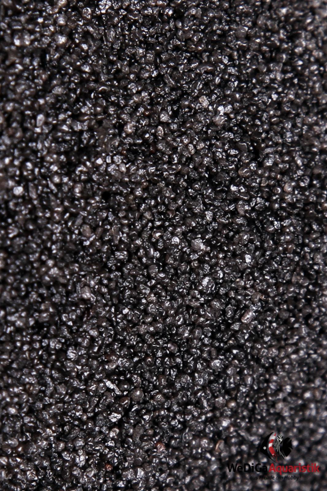 WeDiGa Color Premium Aquariensand und Kies - Samtschwarz - 2 - 3 mm