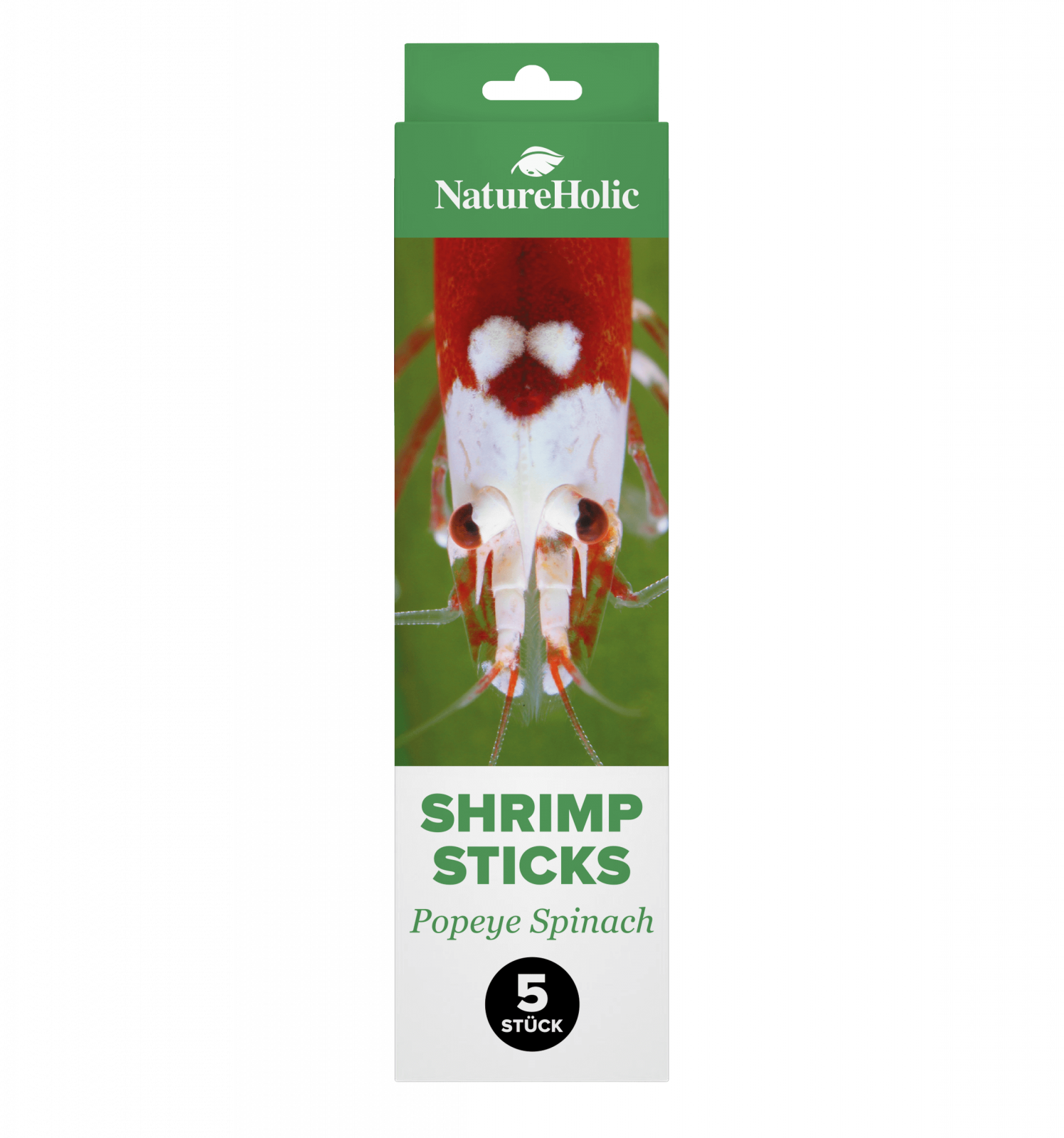 NatureHolic - Garnelenlutscher „Popeye - Spinat“ - 5 Lollies