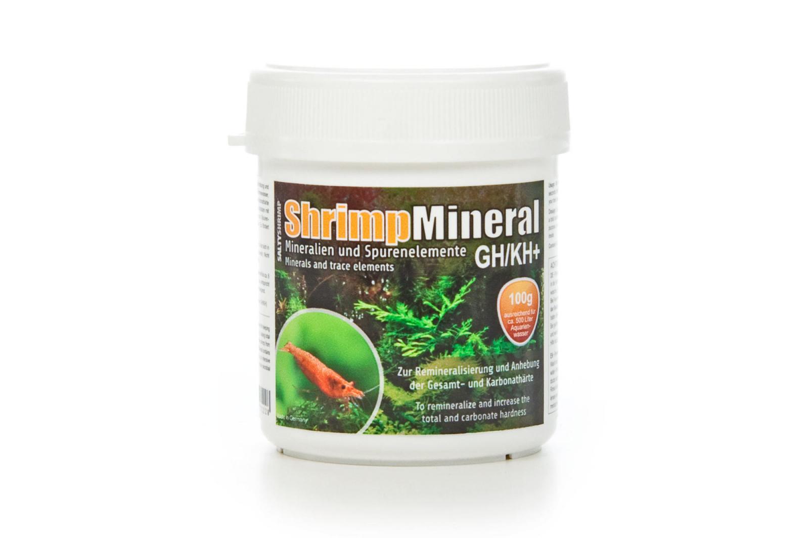 Kleine Dose SaltyShrimp - Shrimp Mineral GH/KH+ – Aufhärtesalz für Garnelen mit neutralem pH-Wert 100g